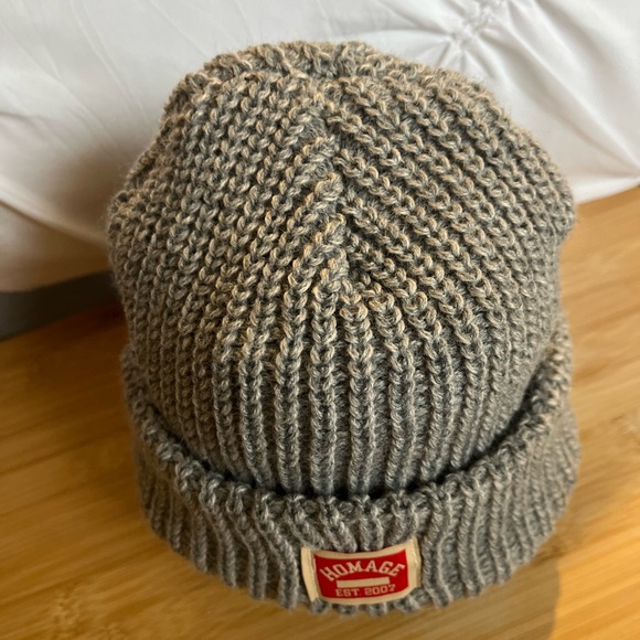 Homage Go-to Beanie Warm Knit Cap Unisex Gray - Picture 6 of 6